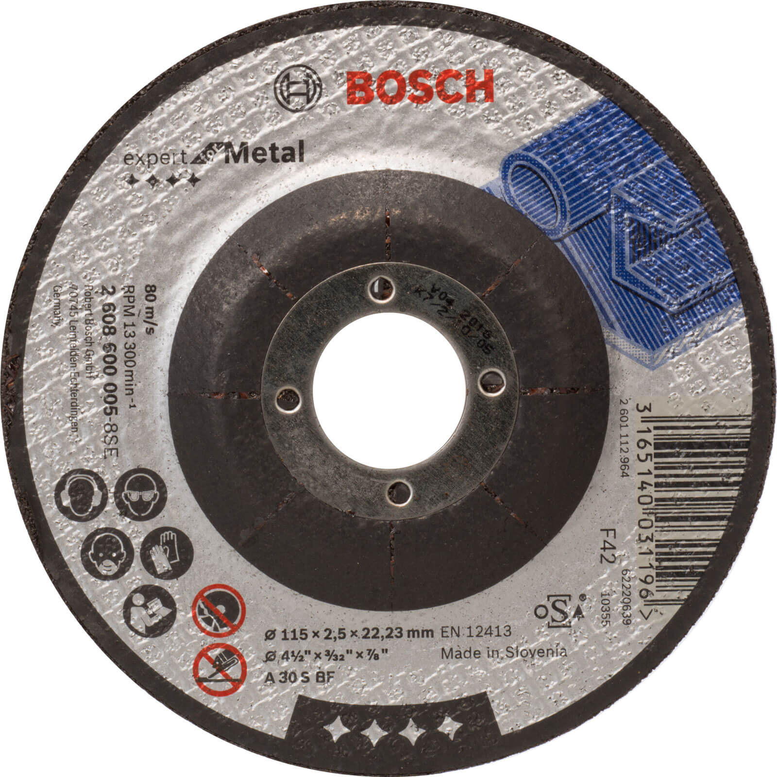 Bosch A30S BF Depressed Centre Metal Cutting Disc 115mm | Compare The Build