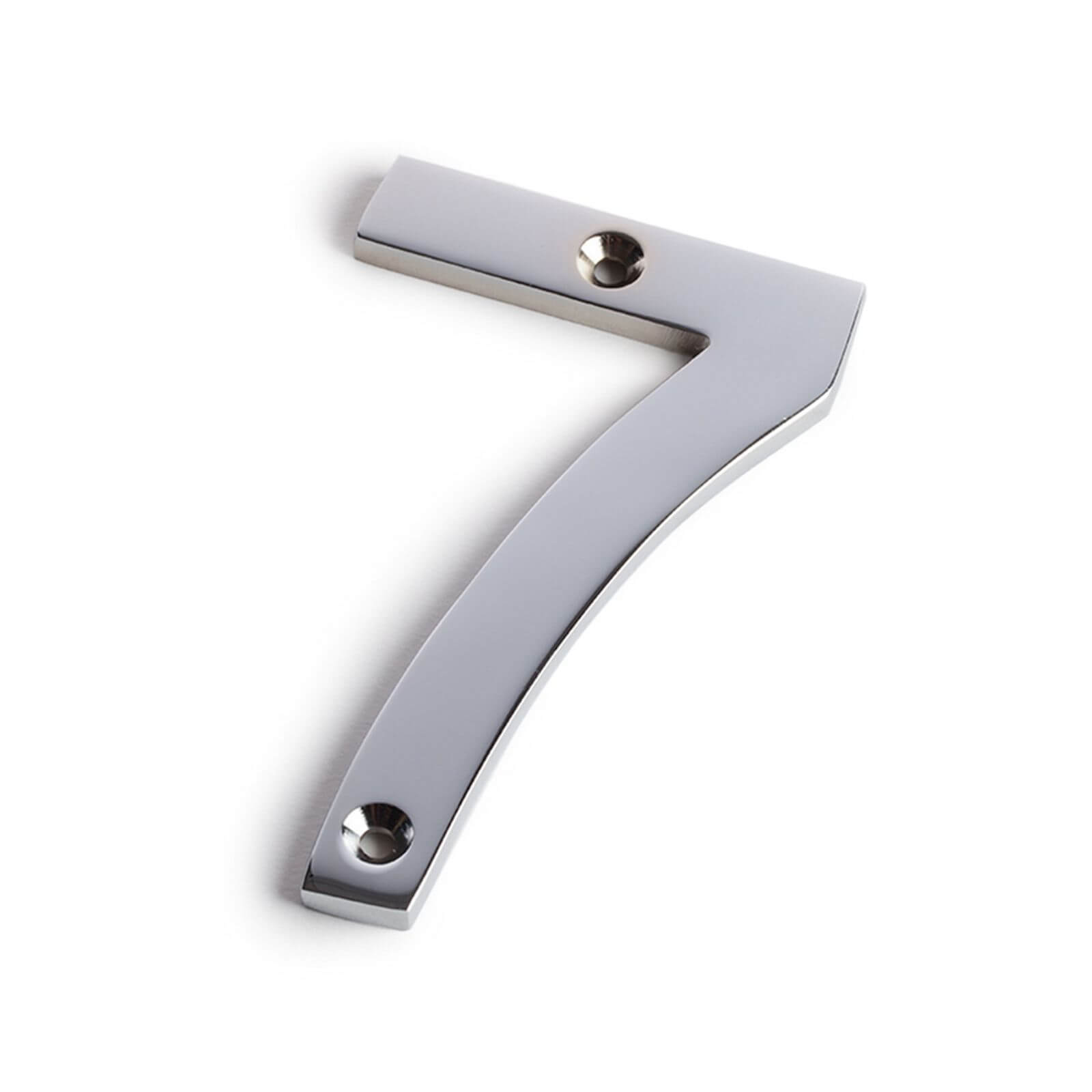 Chrome Screw Fixing House Number - 100mm - 7 Price Comparisons | Compare The Build