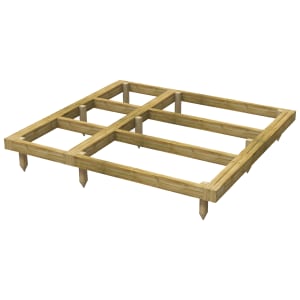 Power Sheds 6 x 6ft Pressure Treated Garden Building Base Kit Price Comparisons | Compare The Build