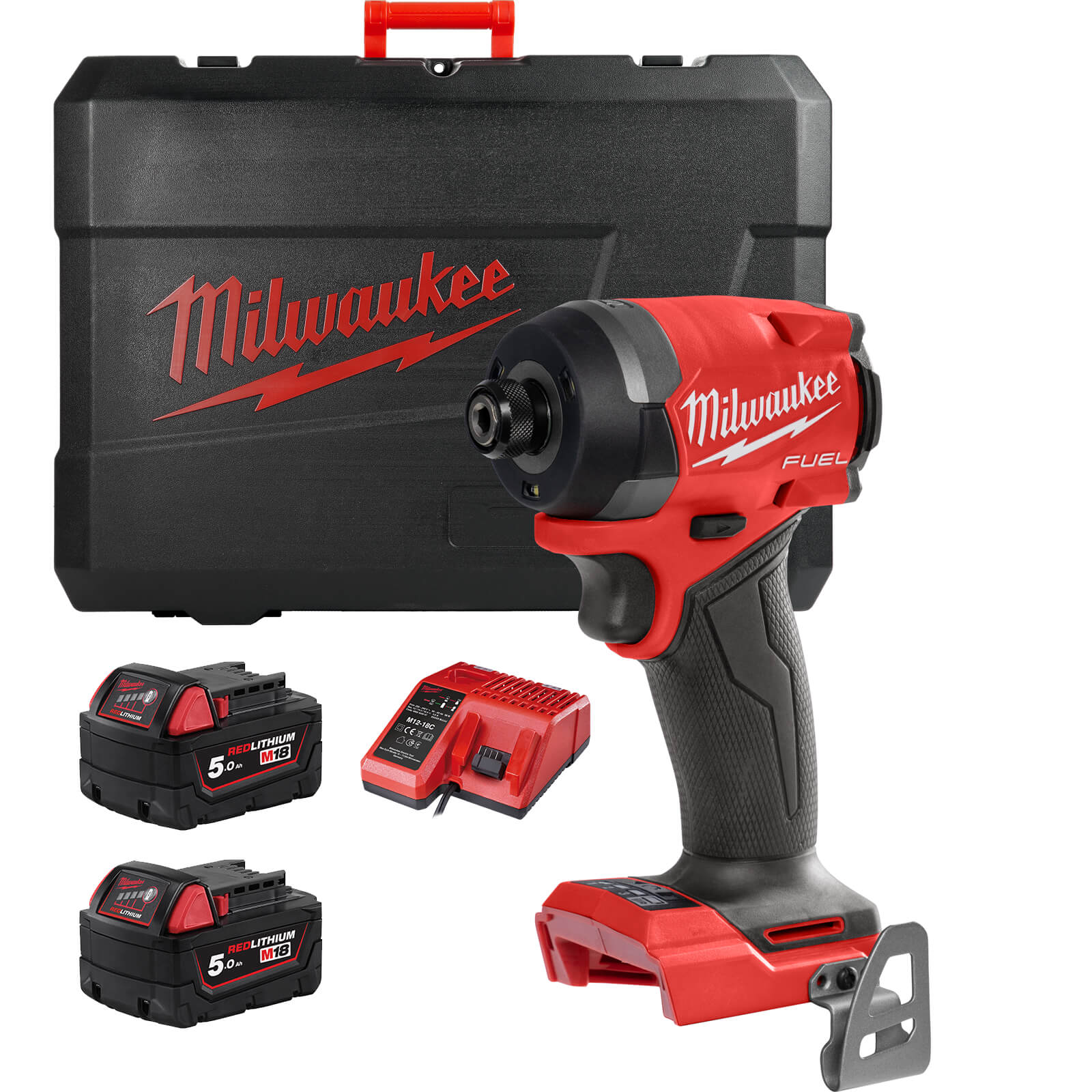 Milwaukee M18 FID3 Fuel 18v Cordless Brushless Impact Driver 2 x 5ah Li-ion Charger Case Price Comparisons | Compare The Build