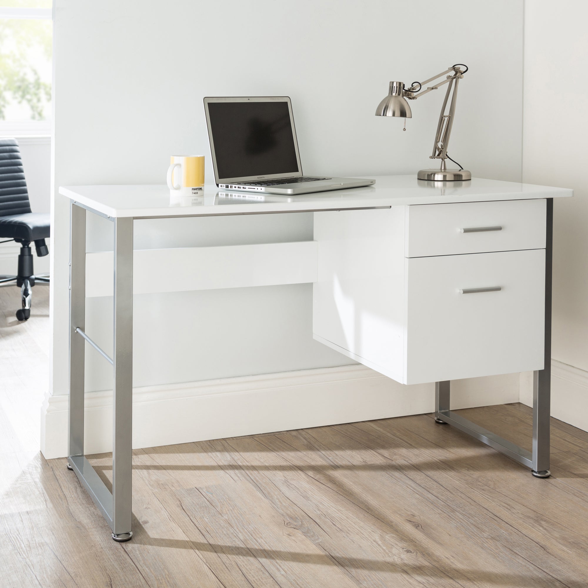 Cabrini Desk White Price Comparisons | Compare The Build