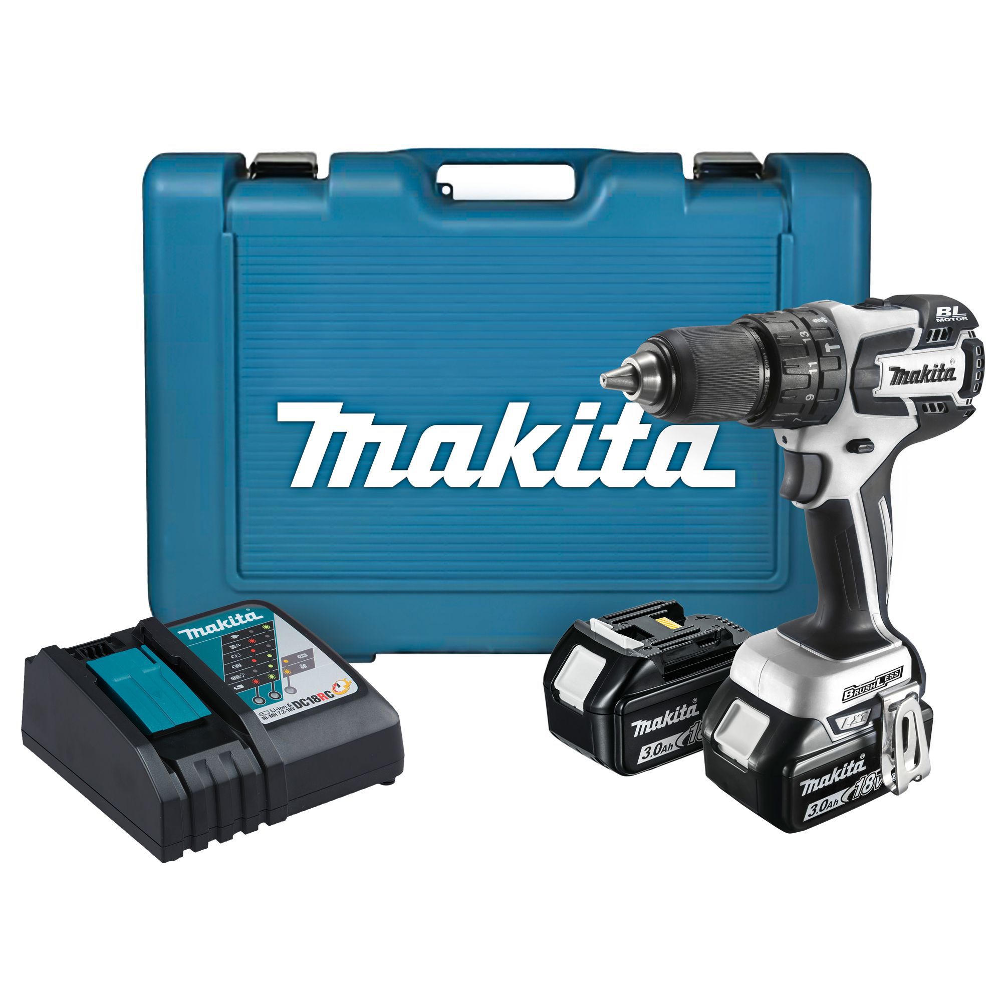 Makita Lxt Cordless 18V 3Ah Li-Ion Brushless Combi Drill 1 Battery Dhp459Rmj Price Comparisons | Compare The Build