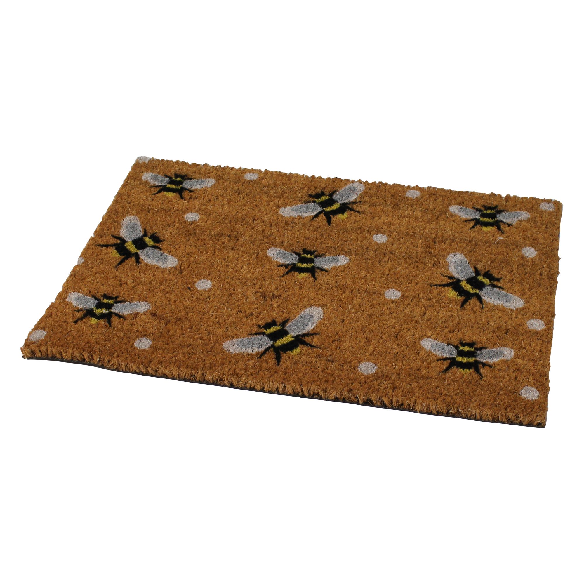 Primeur Multicolour Bees Door Mat, 57Cm X 40Cm Price Comparisons | Compare The Build