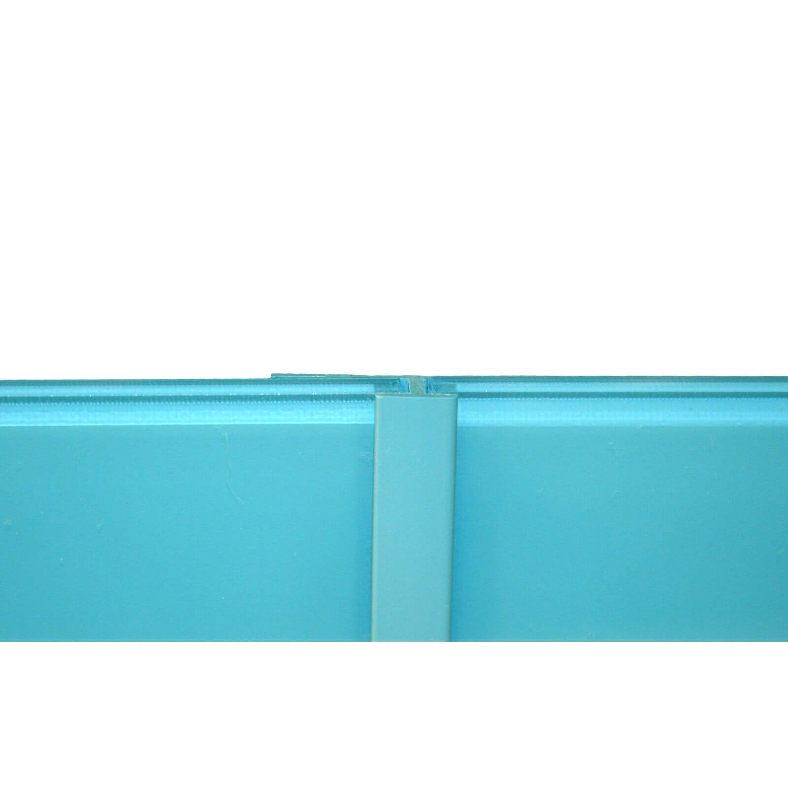 Zenolite Colour Matched PVC Straight Joint - Splashback Profile - 1250mm - Blue Atoll Price Comparisons | Compare The Build