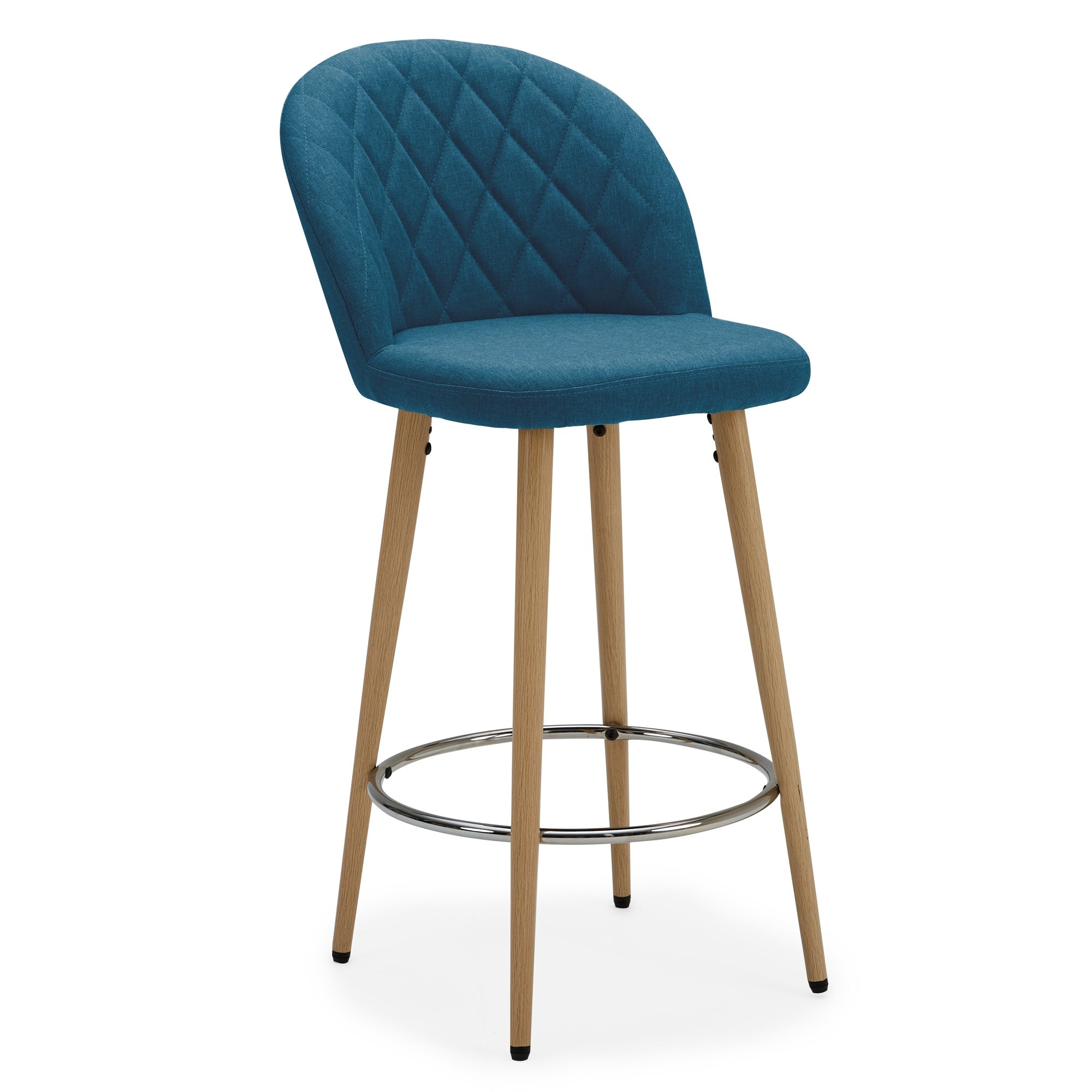 Astrid Fabric Bar Stool Blue Price Comparisons | Compare The Build