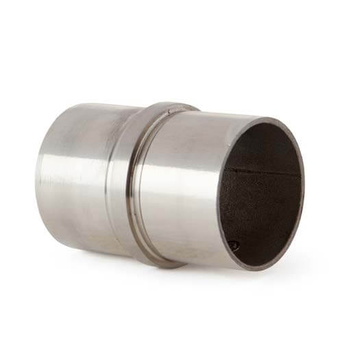 Stainless Steel Balustrade Inline Connector - 48.3mm Diameter | Compare The Build