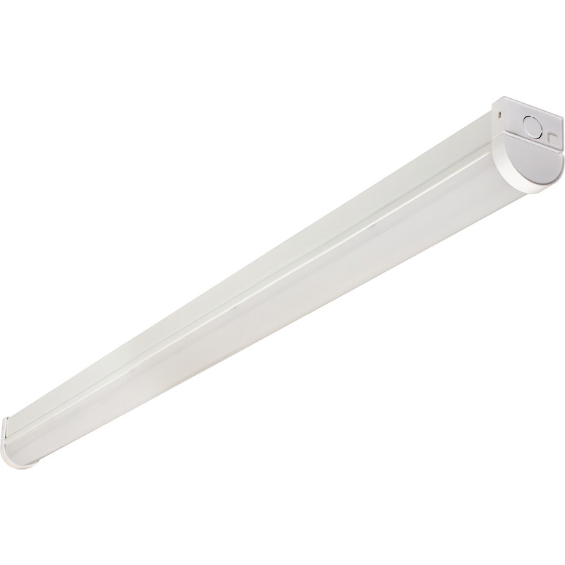 Integral LED Lightspan IP20 IK08 Batten with Sensor Twin 43W 1170mm 5150lm in White Steel Price Comparisons | Compare The Build