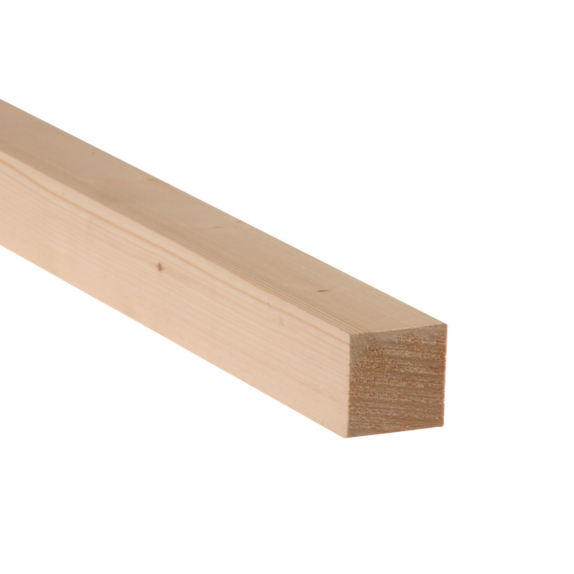 Smooth Planed Square edge Spruce Timber (L)1.8m (W)34mm (T)34mm, Pack of 12 Price Comparisons | Compare The Build