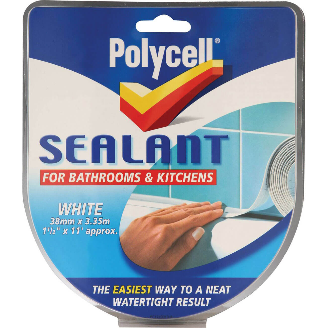 Polycell White Sealant Strip for Bathroom and Kitchen 41mm Price Comparisons | Compare The Build