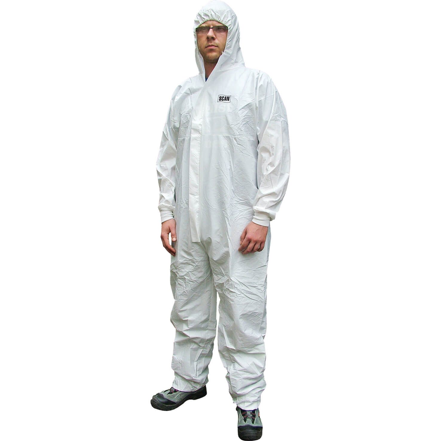 Scan Chemical Splash Resistant Disposable Overall White L Price Comparisons | Compare The Build