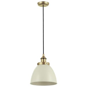 Franklin Pendant Light Taupe and Brass Price Comparisons | Compare The Build