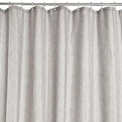 Grey Textured Shower Curtain (L)2000mm Price Comparisons | Compare The Build