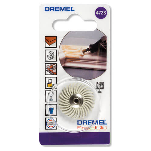 Dremel EZ SpeedClic Detail Abrasive Brush 25mm 120g Pack of 1 Price Comparisons | Compare The Build