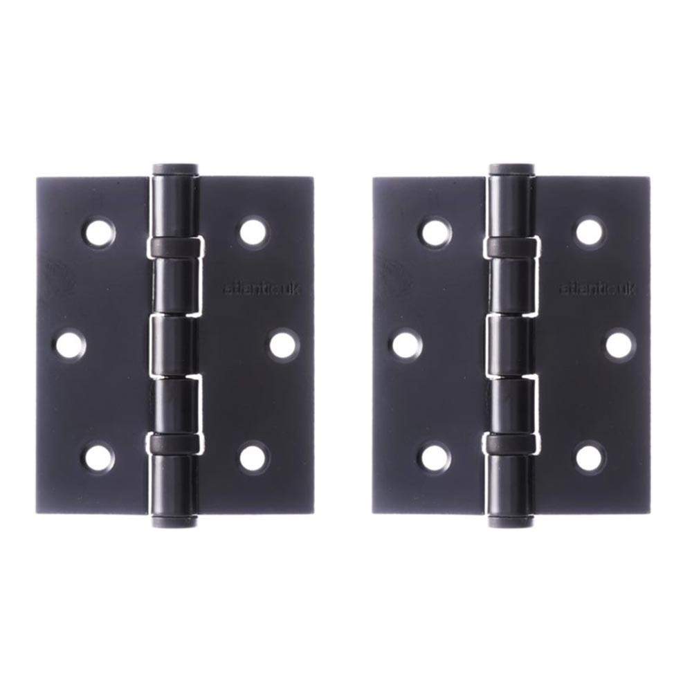 Atlantic Ball Bearing Hinges 3 Inch x 2.5 Inch x 2.5mm - Matt Black Atlantic UK A2HB32525MB Price Comparisons | Compare The Build