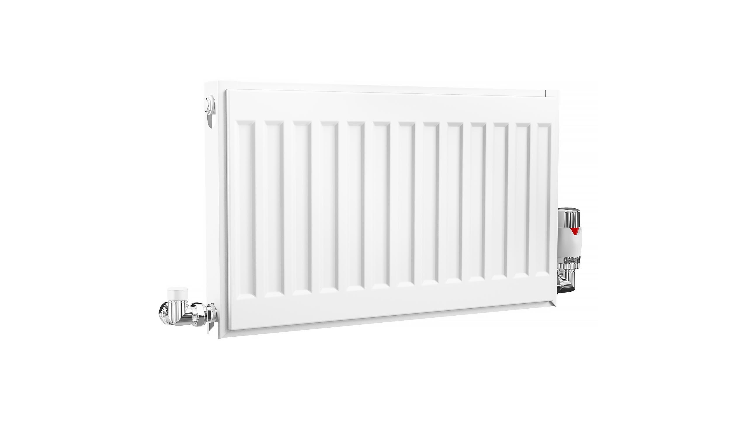 Kartell K-Rad Compact Horizontal Radiator, White, 300mm x 500mm - Single Panel, Single Convector Price Comparisons | Compare The Build