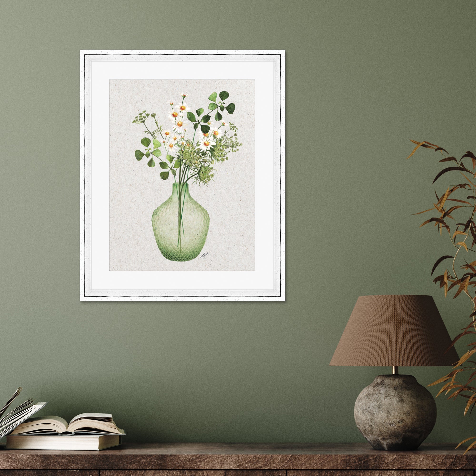 The Art Group Vase I Framed Print Green Price Comparisons | Compare The Build