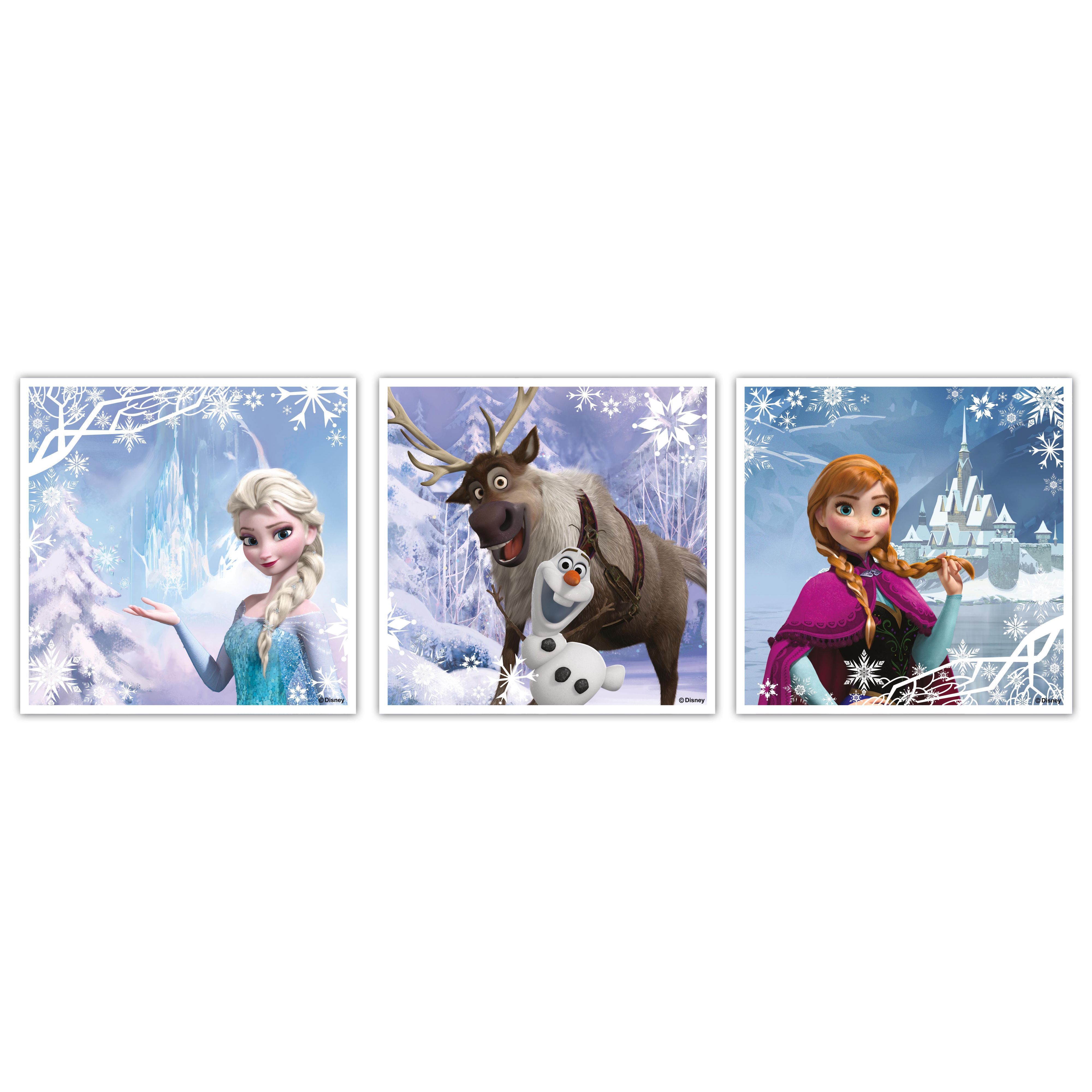 Disney Frozen Blue & Purple Canvas Art (H)600mm (W)200mm Price Comparisons | Compare The Build