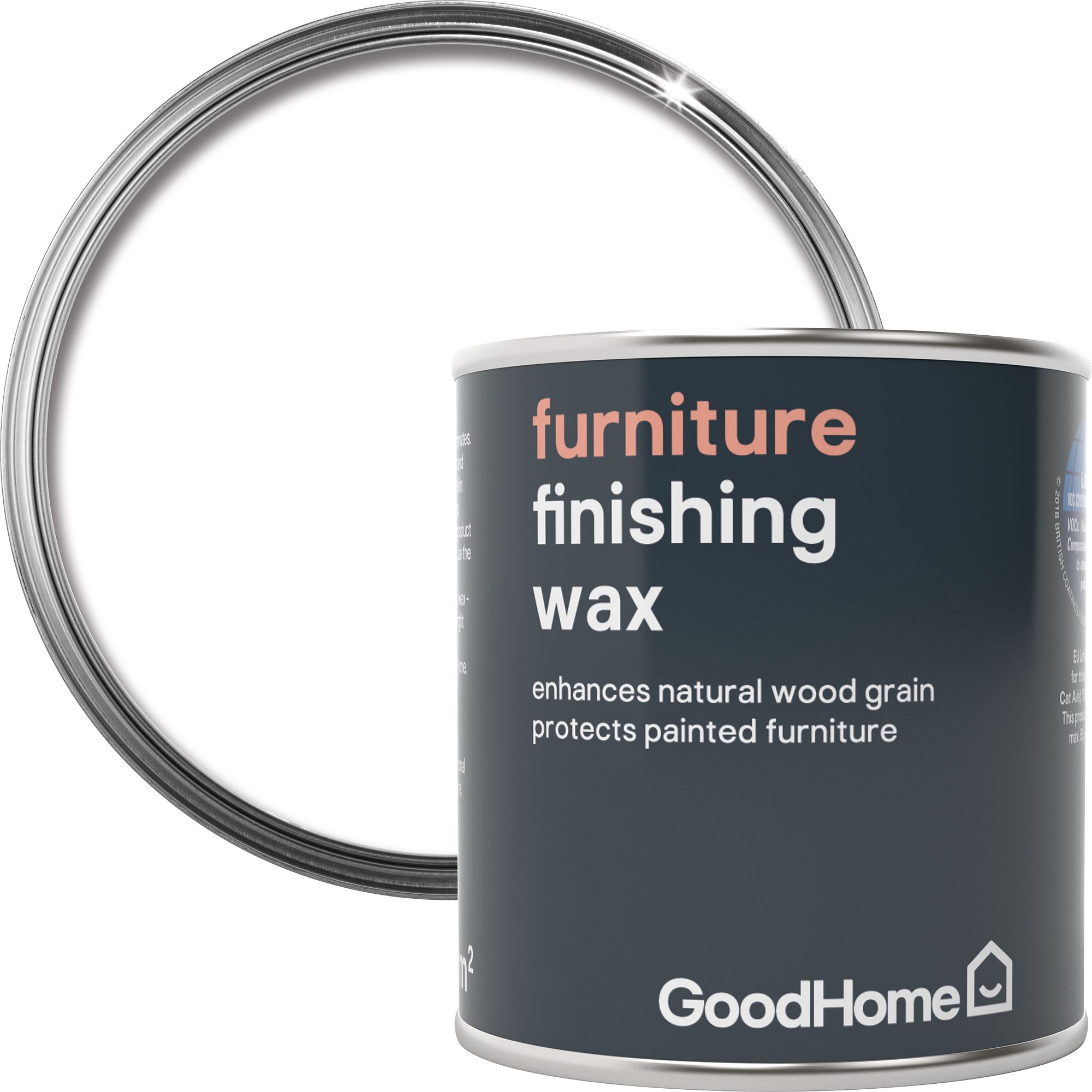 GoodHome Clear Matt Furniture Wax Finishing Wax, 0.12L Price Comparisons | Compare The Build