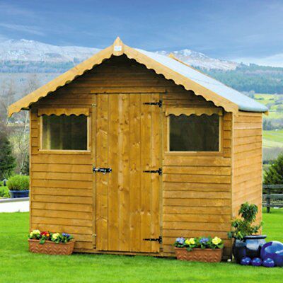 Overlap Rustic Cabin 6 X 8 Ft& Assembley Price Comparisons | Compare The Build