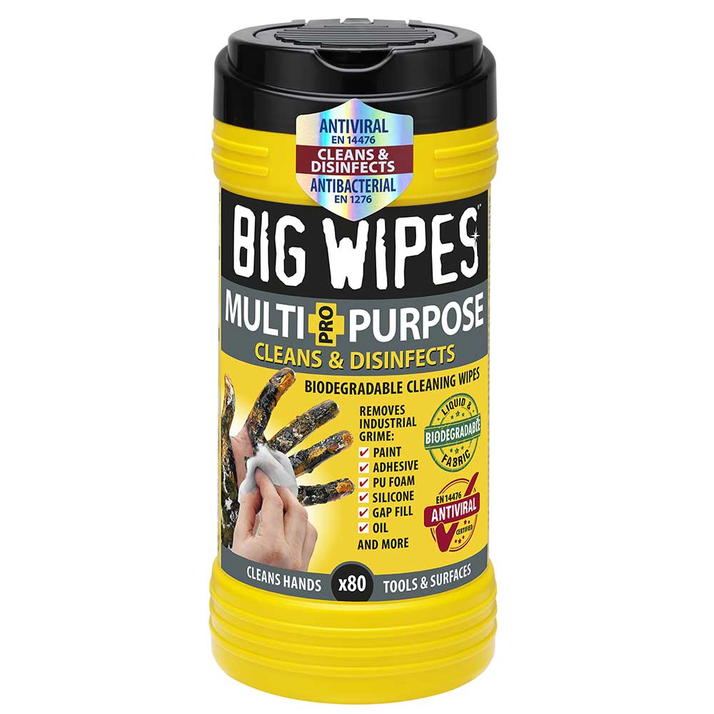 Big Wipes Antiviral Multi-Purpose Pro+ 80 Wipes Price Comparisons | Compare The Build