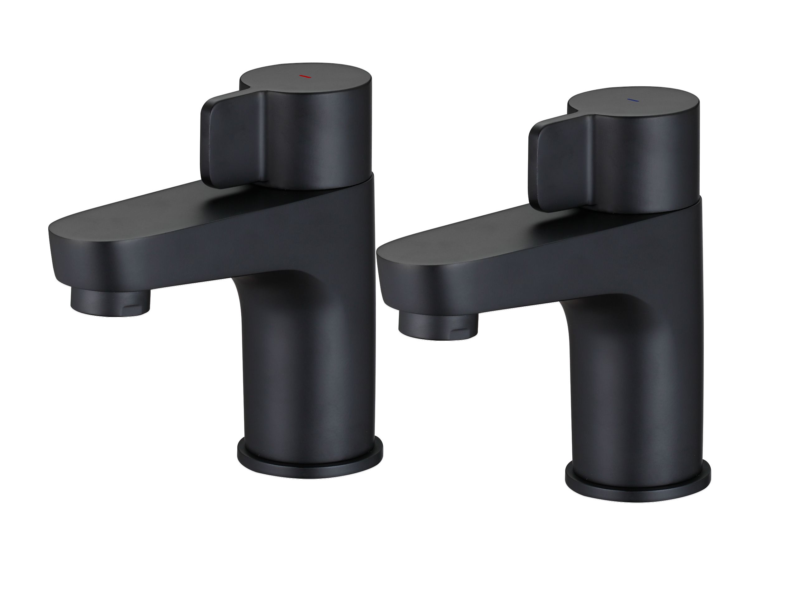 GoodHome Cavally Black Basin Pillar Tap | Compare The Build