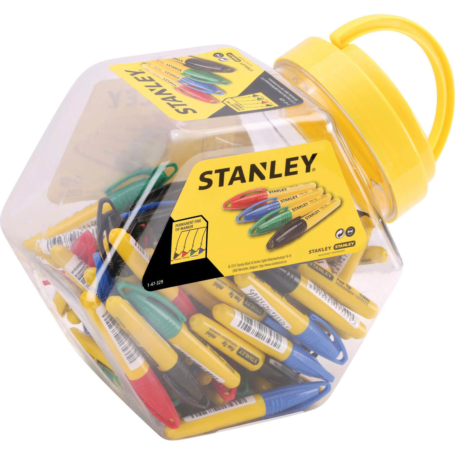 Stanley Mini Fine Tip Marker Pen Tub Assorted Pack of 72 Price Comparisons | Compare The Build