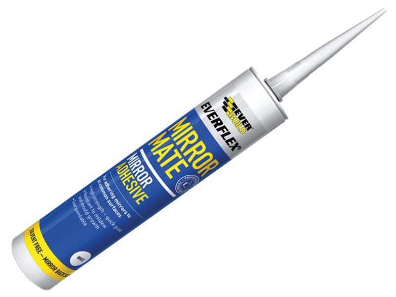 Everbuild EVBMIRROR Everflex® Mirror Mate Sealant & Adhesive 290ml Price Comparisons | Compare The Build