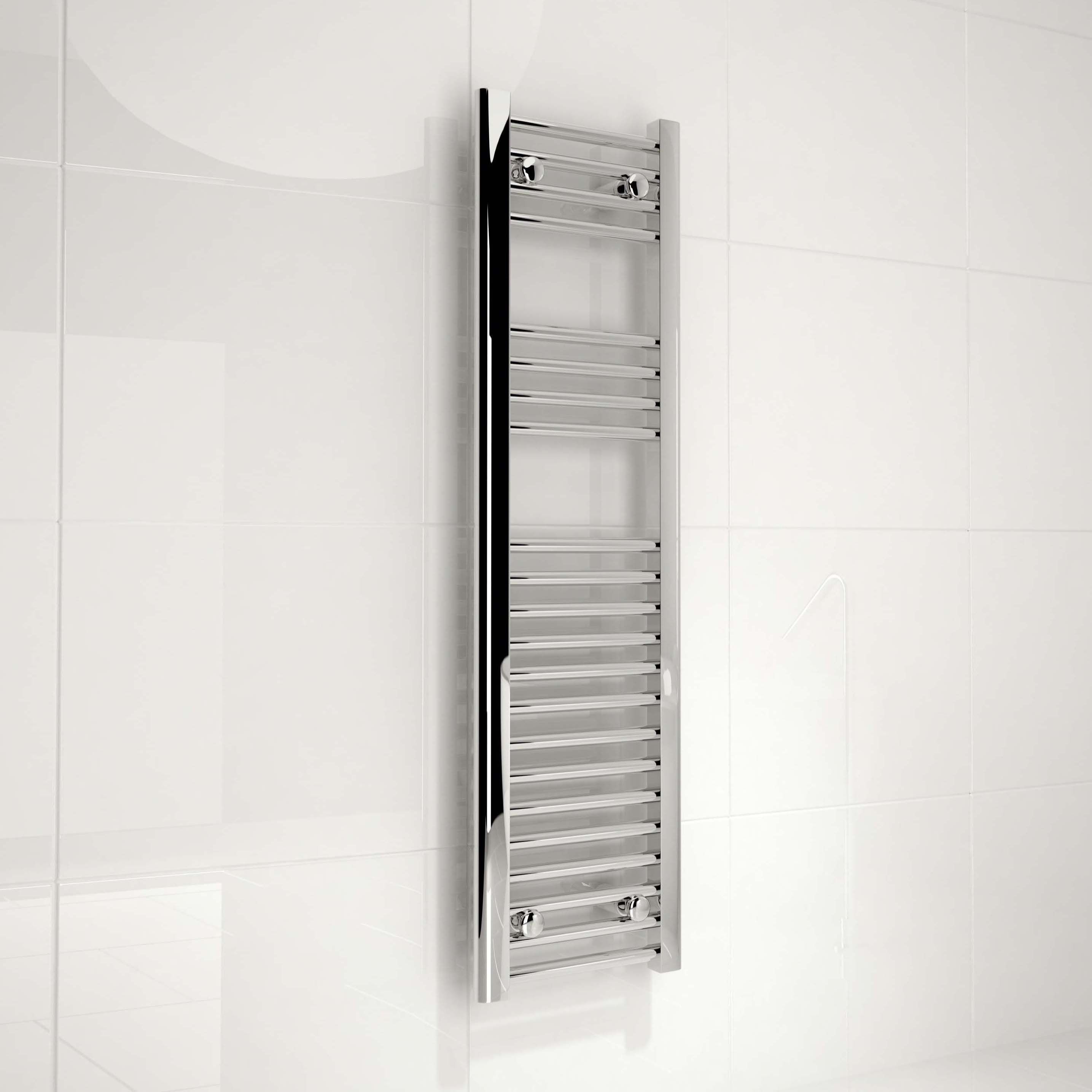 Kudox 227W Silver Towel Heater (H)1100mm (W)300mm Price Comparisons | Compare The Build