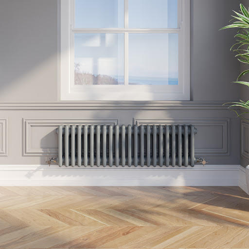 Park Lane Traditional Colosseum Triple Bar Column Radiator Anthracite 300 x 1010mm Price Comparisons | Compare The Build