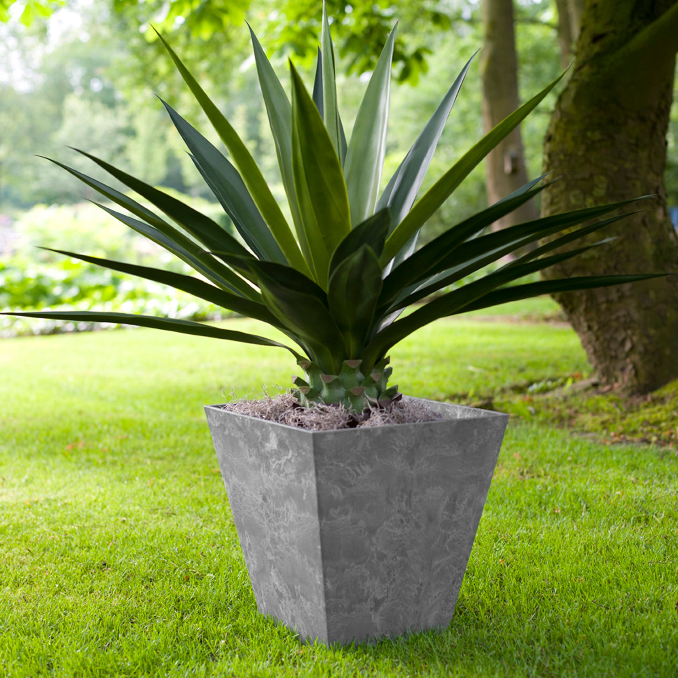 Ella Artstone Plant Pot Grey Price Comparisons | Compare The Build