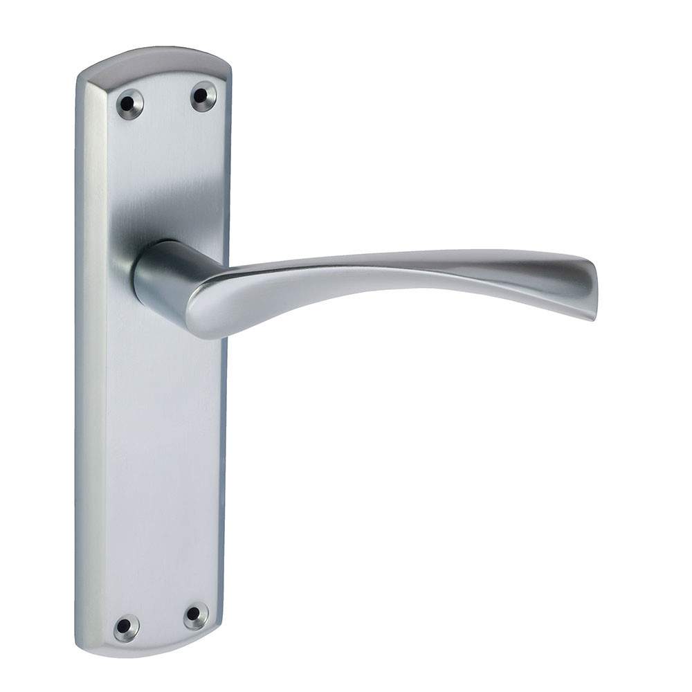 Eclipse Monza Lever Latch Handle On Backplate Satin Chrome 37722 Price Comparisons | Compare The Build