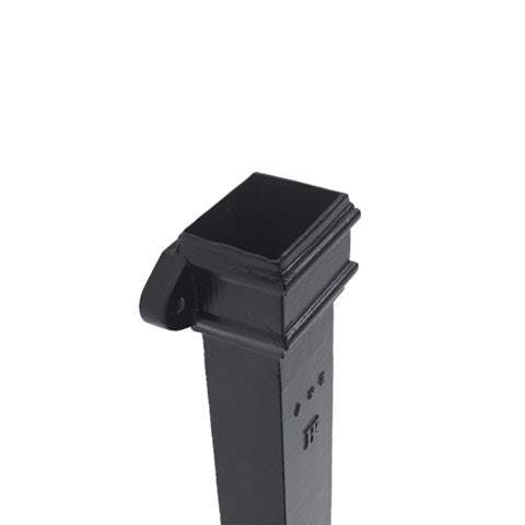 Cast Iron Rectangular Eared Downpipe 125mm x 100mm - 1.8m Black Hargreaves Foundry XRT5401E Price Comparisons | Compare The Build