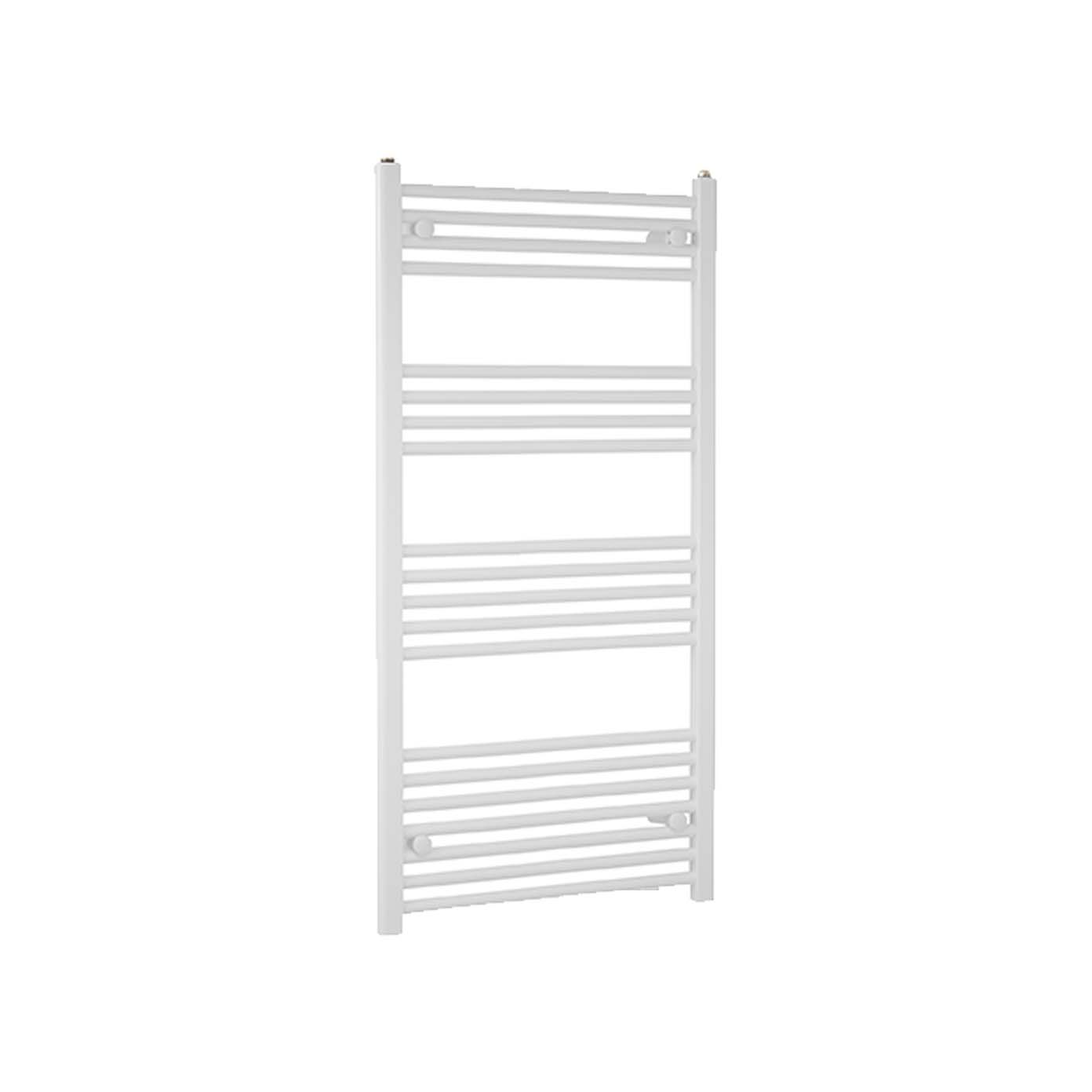 Towelrads Independent Ladder Rail - 22mm, White Straight, 1200x600mm | Compare The Build