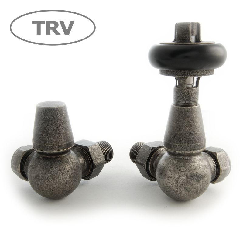 West Thermostatic Valves, Faringdon, Antique Pewter Corner  - 10mm | Compare The Build