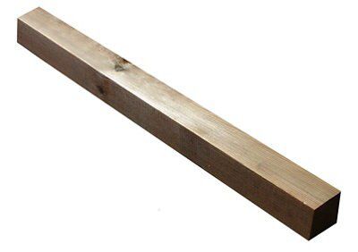 Blooma Wood Brown Square Fence Post (H)1M (W)70mm Price Comparisons | Compare The Build