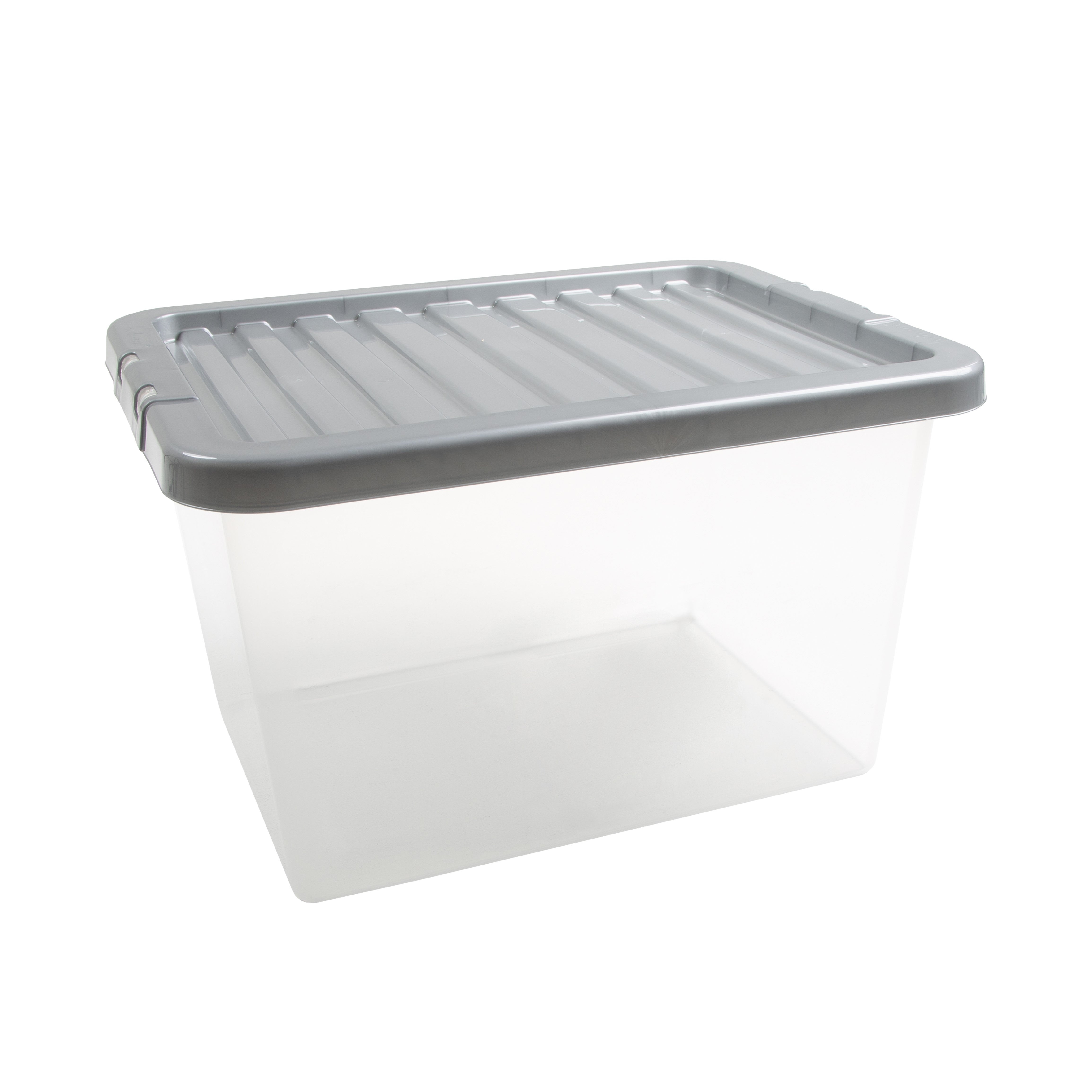 25L Silver Plastic Storage Box Silver Price Comparisons | Compare The Build