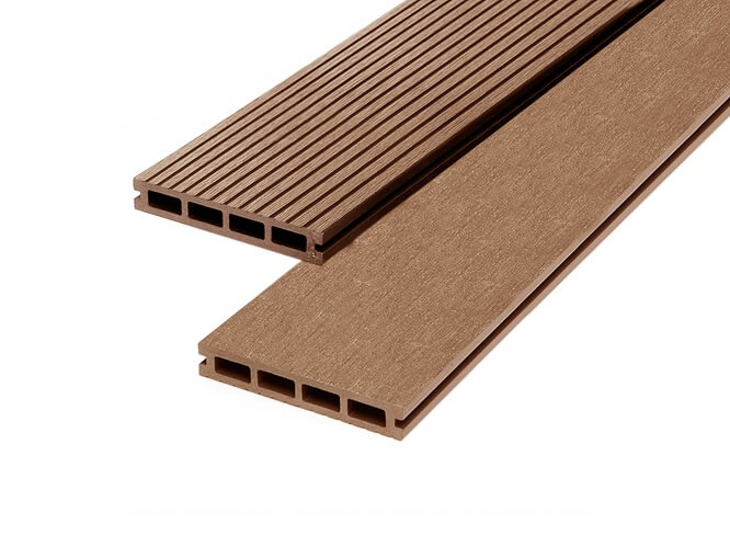 WPC Estandar Double Faced Decking Board Brown - 23mm x 146mm x 3600mm Price Comparisons | Compare The Build