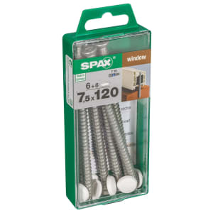 Spax Frame Anchor T-Star WIROX - 7.5mm x 120mm Pack of 6 | Compare The Build