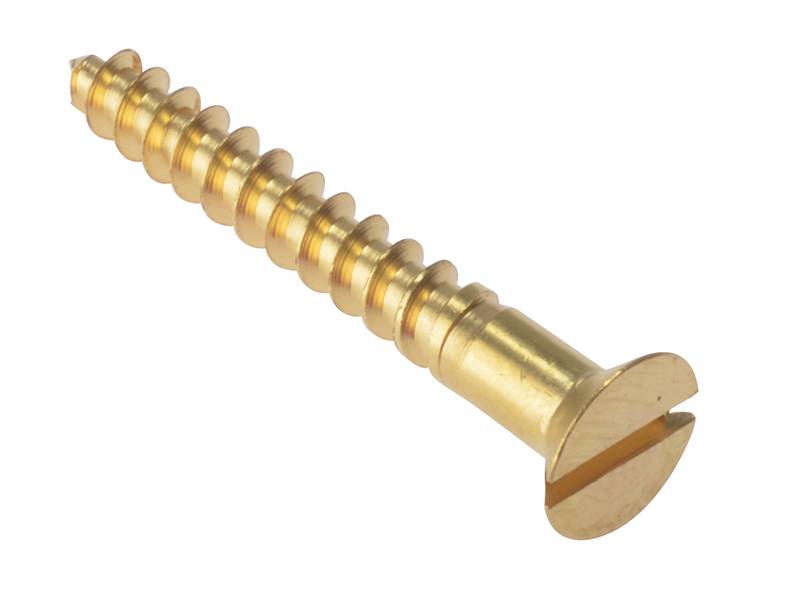 ForgeFix FORCSK28B Wood Screw Slotted CSK Solid Brass 2in x 8 Box 200 Price Comparisons | Compare The Build