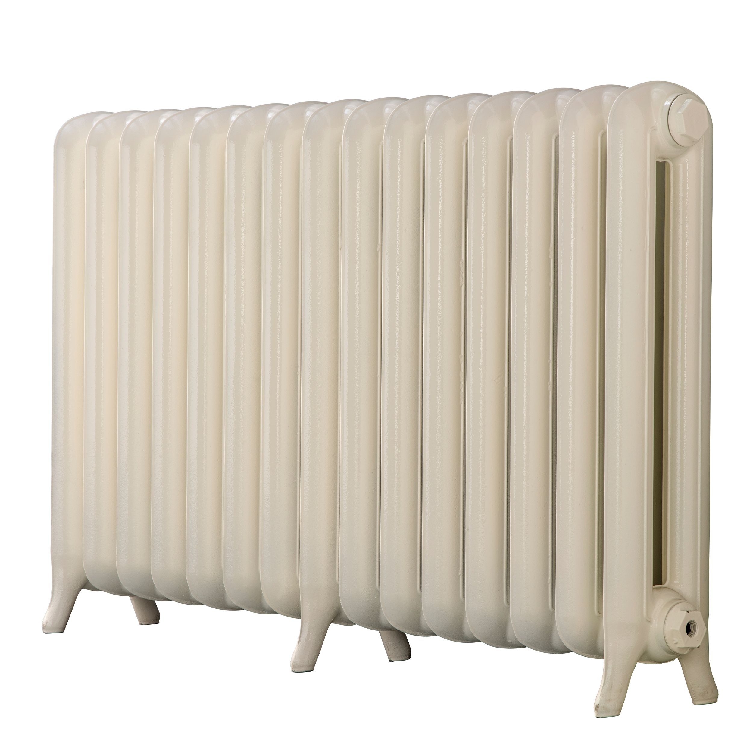 Arroll Princess Cast Iron Cream 15 Column Radiator, (W)1174mm X (H)748mm | Compare The Build