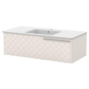 Duarti by Calypso Brampton Soft Sand Vanity with Oxley Basin - 1110mm Price Comparisons | Compare The Build