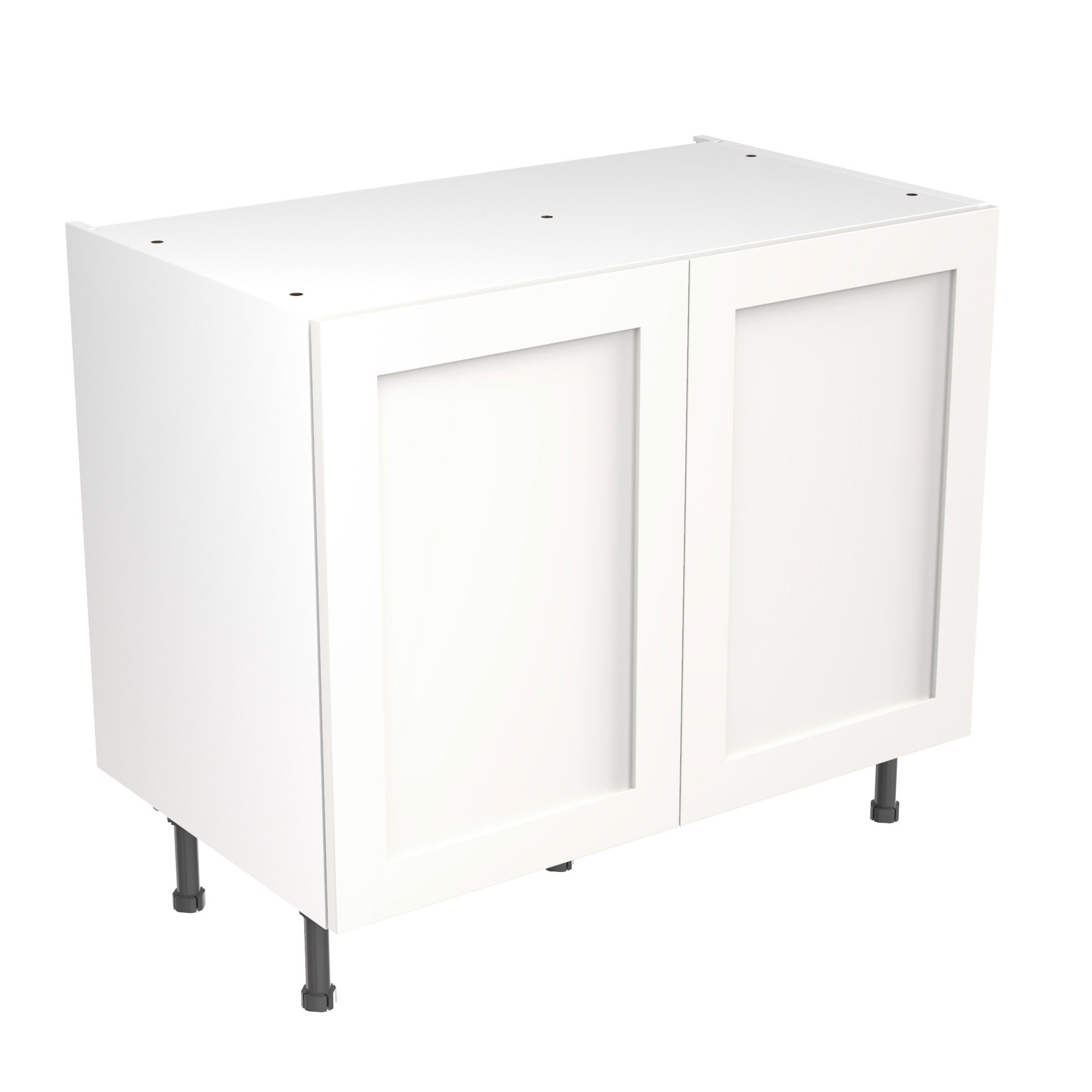 Flatpack Base Unit Shaker Ultra Matt White 1000mm - FKKH0508 Price Comparisons | Compare The Build