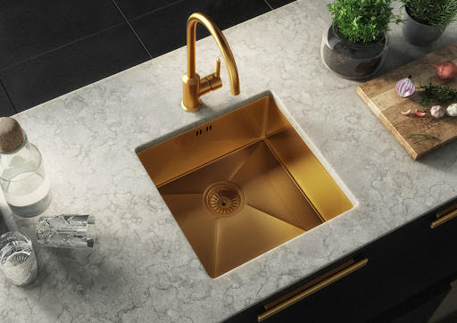 Sauber Gold Stainless Steel Undermount Inset Kitchen Sink with Waste Price Comparisons | Compare The Build