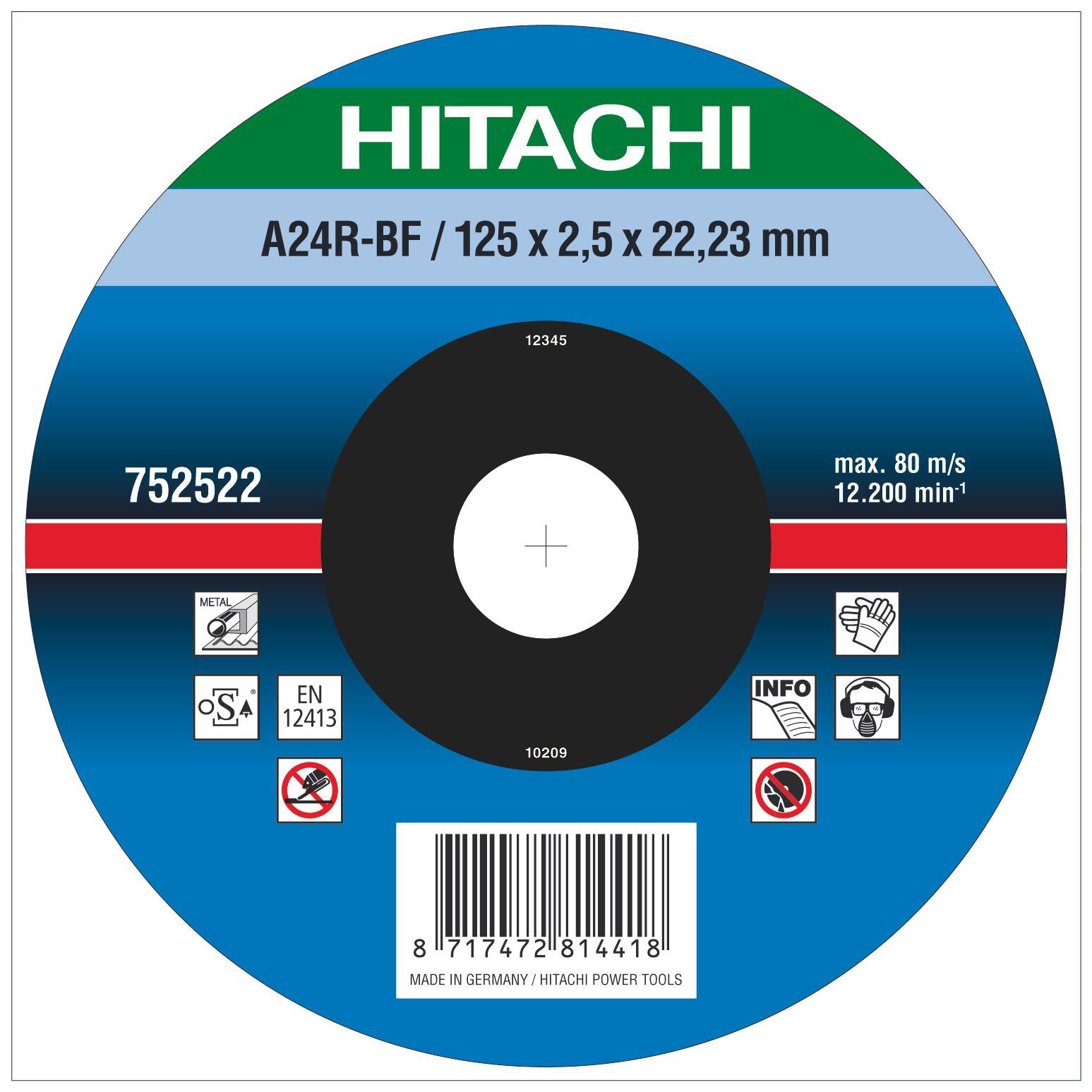 Hitachi (Dia)230mm Depressed Centre Abrasive Disc Price Comparisons | Compare The Build