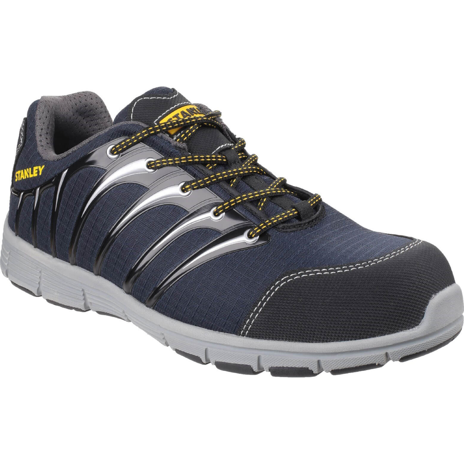 Stanley Globe S1 P Sports Safety Trainer Navy / Grey Size 7 | Compare The Build