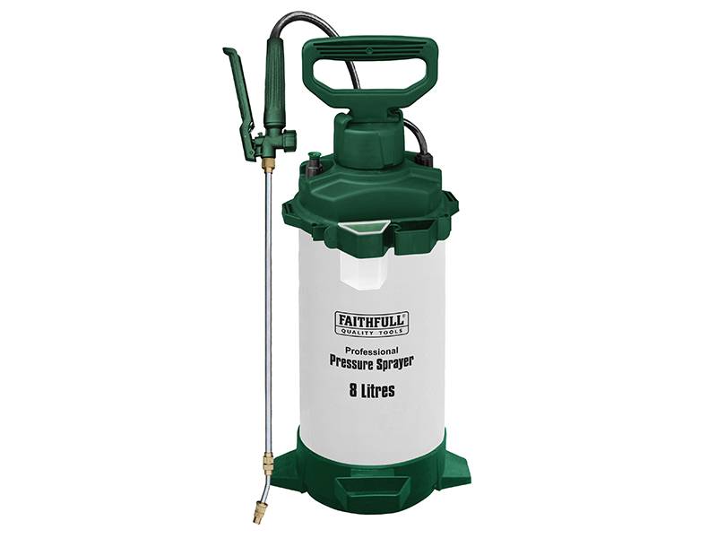 Faithfull FAISPRAY8HD Professional Sprayer with Viton® Seals 8 litre | Compare The Build