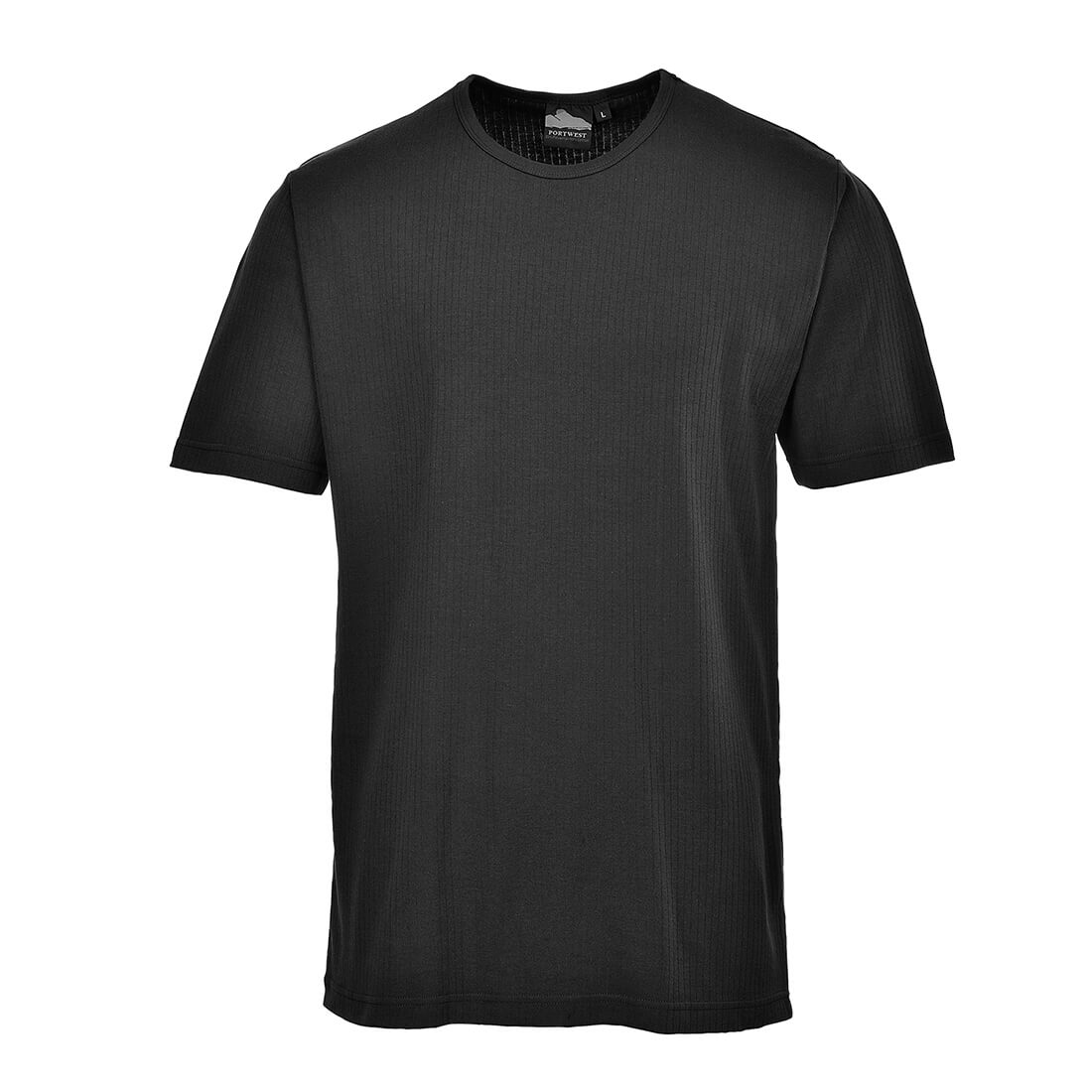 Portwest Thermal Short Sleeve T Shirt Black 3XL Price Comparisons | Compare The Build