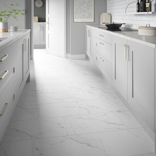 Amiata Marble White SPC Vinyl Flooring 1.86m2 Price Comparisons | Compare The Build