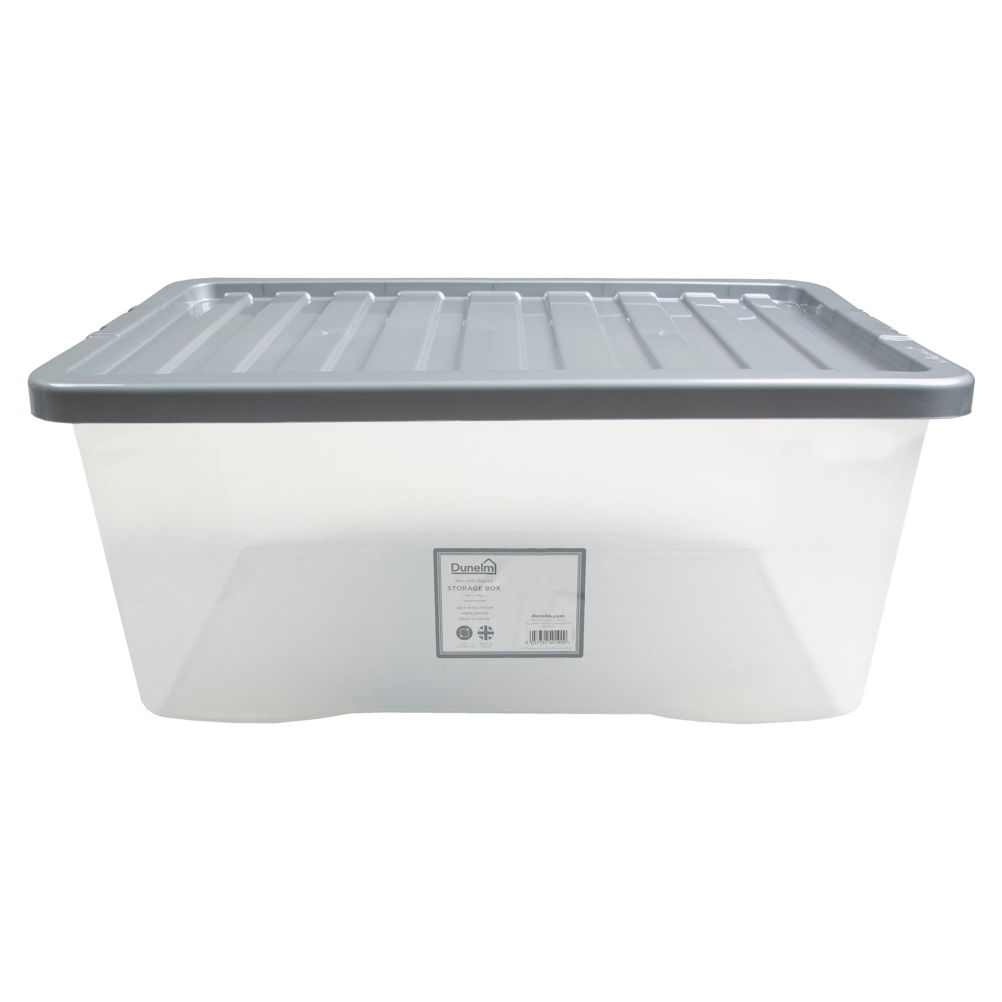 45L Silver Plastic Storage Box Silver Price Comparisons | Compare The Build