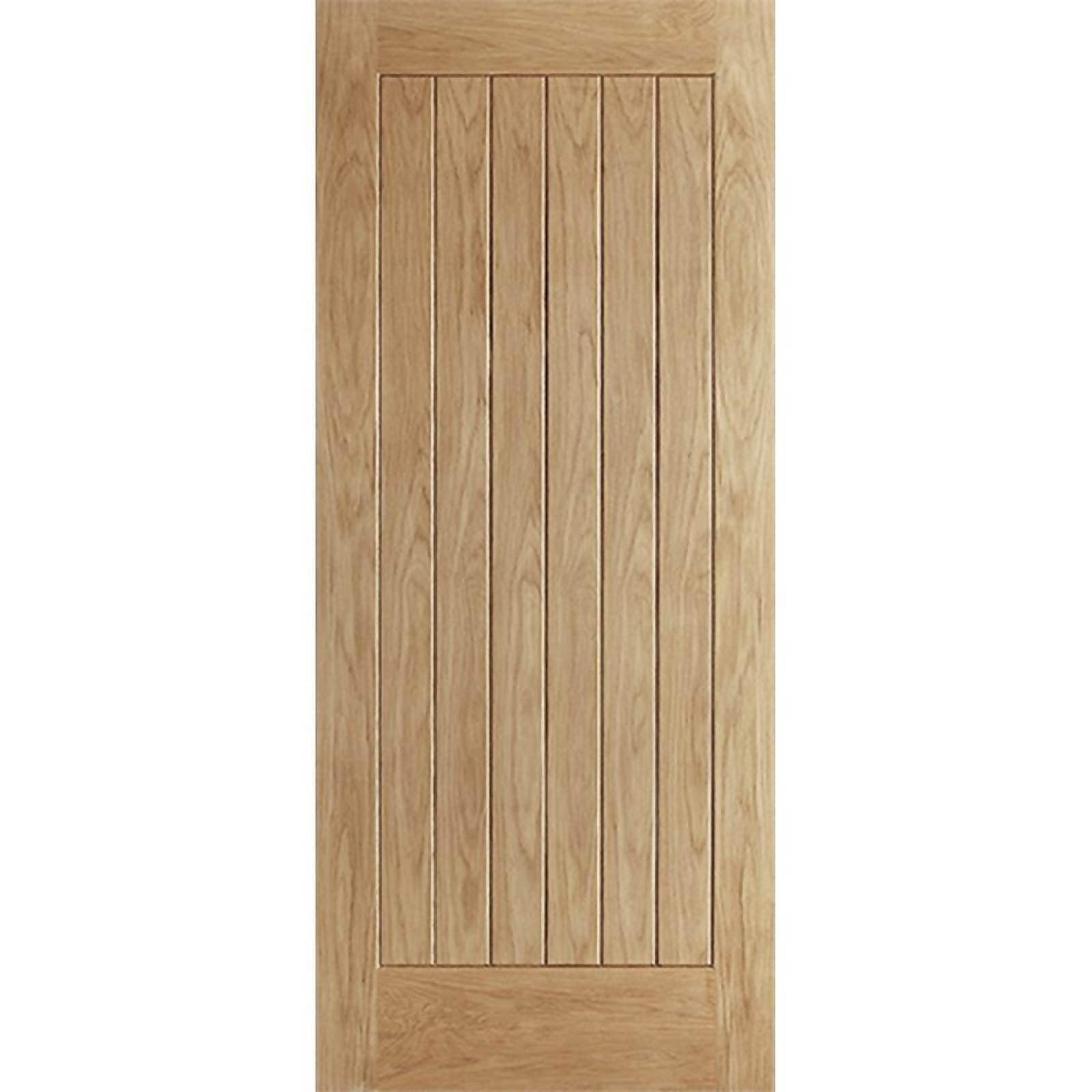 Norfolk External Unfinished Oak Door - 762 x 1981mm Price Comparisons | Compare The Build